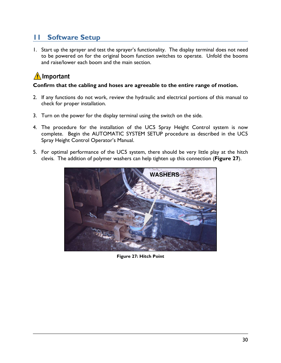 11 software setup | NORAC UC5-BC-FC02 User Manual | Page 33 / 40