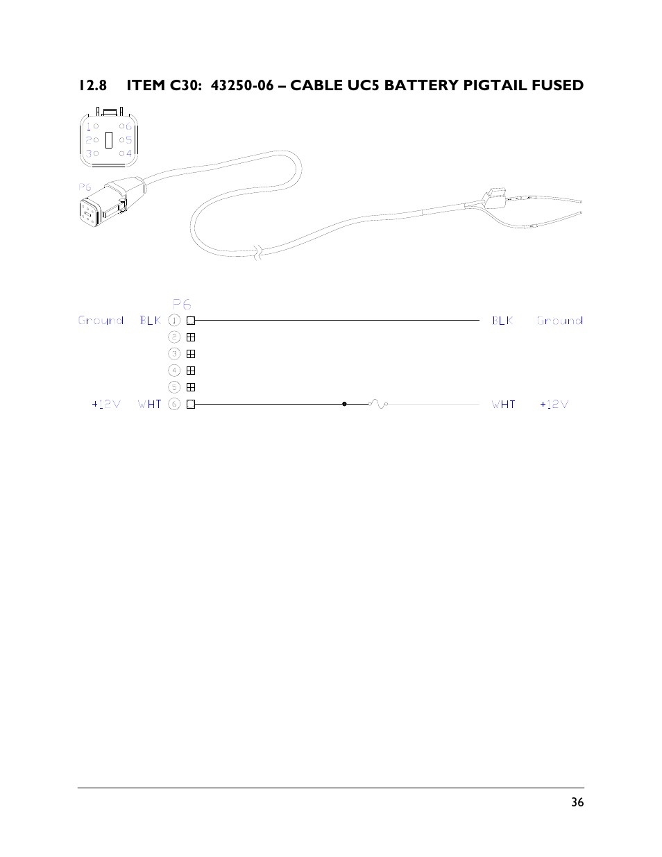 8 item c30: 43250-06 | NORAC UC5-BC-FC02 User Manual | Page 39 / 40