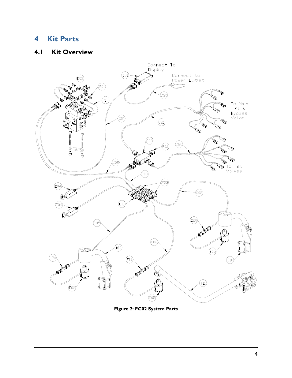 4 kit parts, 1 kit overview | NORAC UC5-BC-FC02 User Manual | Page 7 / 40