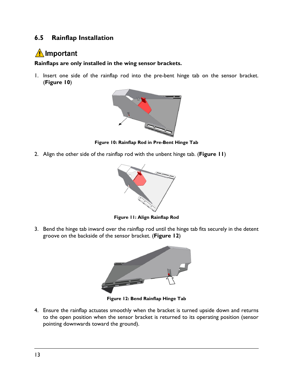 5 rainflap installation | NORAC UC5-BC-FT03 User Manual | Page 16 / 36