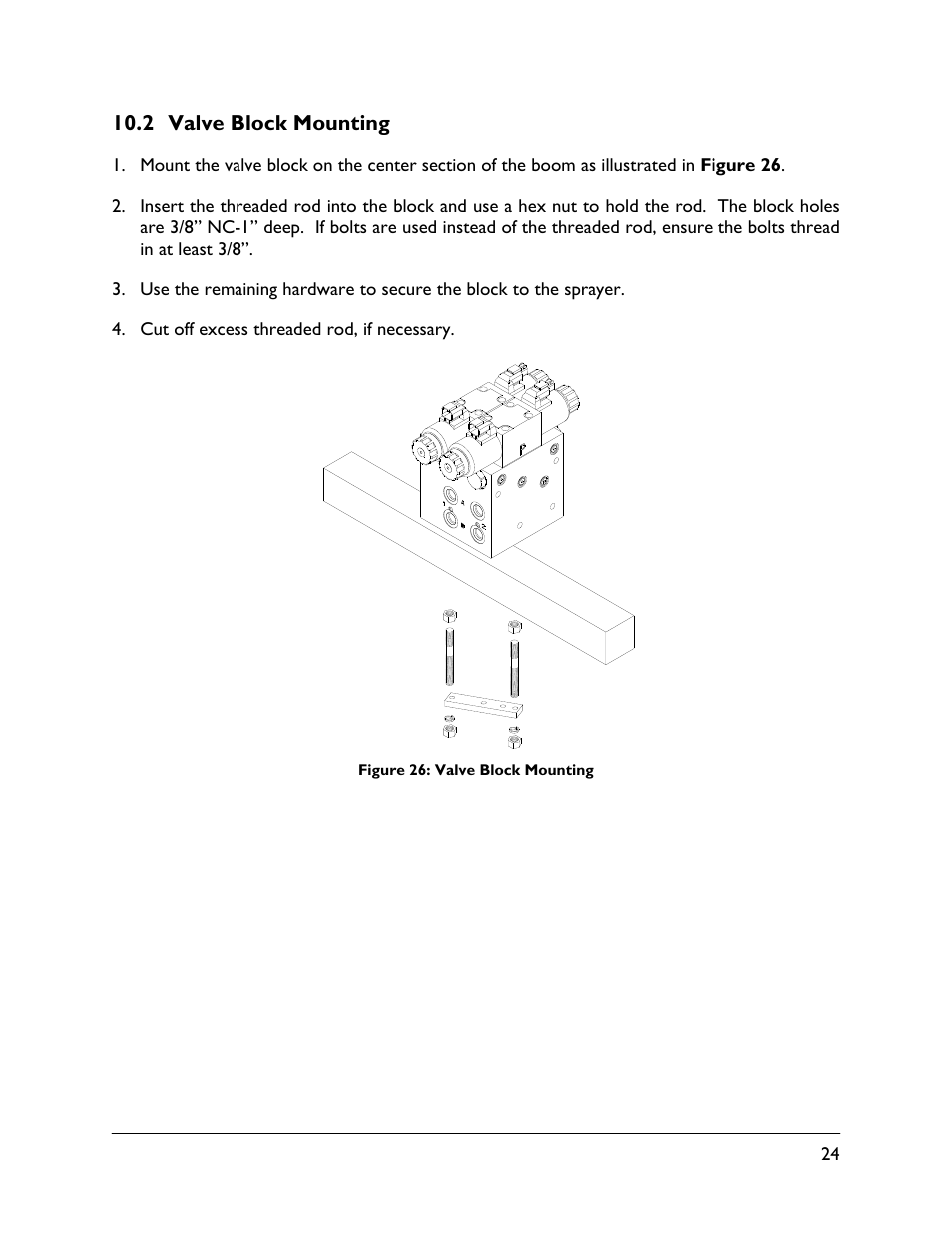 2 valve block mounting | NORAC UC5-BC-FT03 User Manual | Page 27 / 36