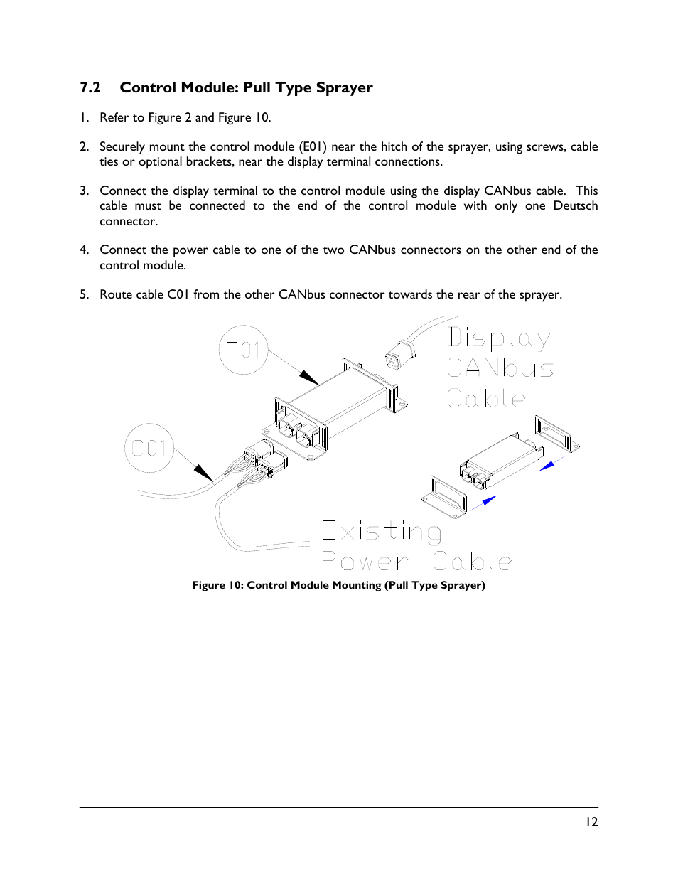 2 control module: pull type sprayer | NORAC UC5-BC-GN02 User Manual | Page 15 / 21