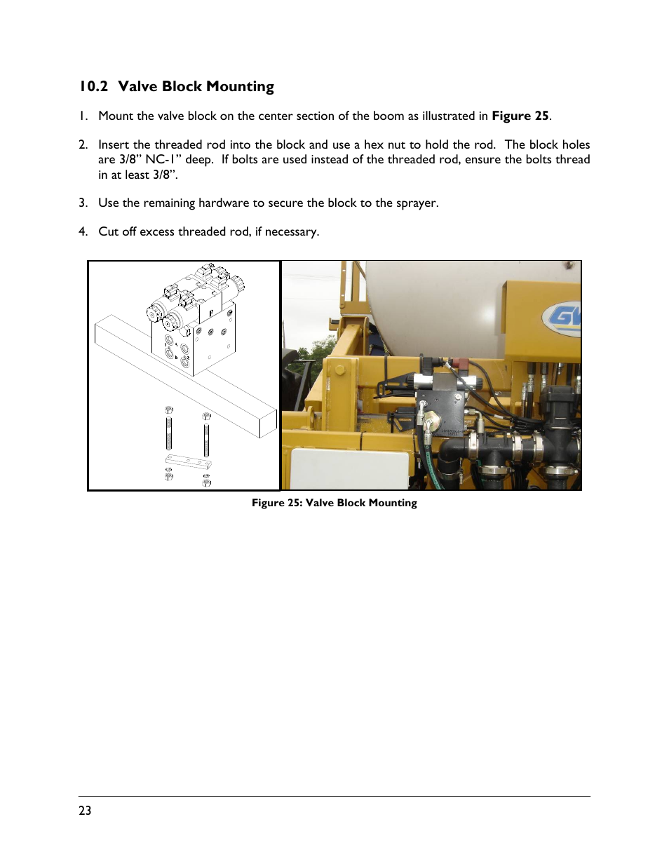 2 valve block mounting | NORAC UC5-BC-GV01 User Manual | Page 26 / 35