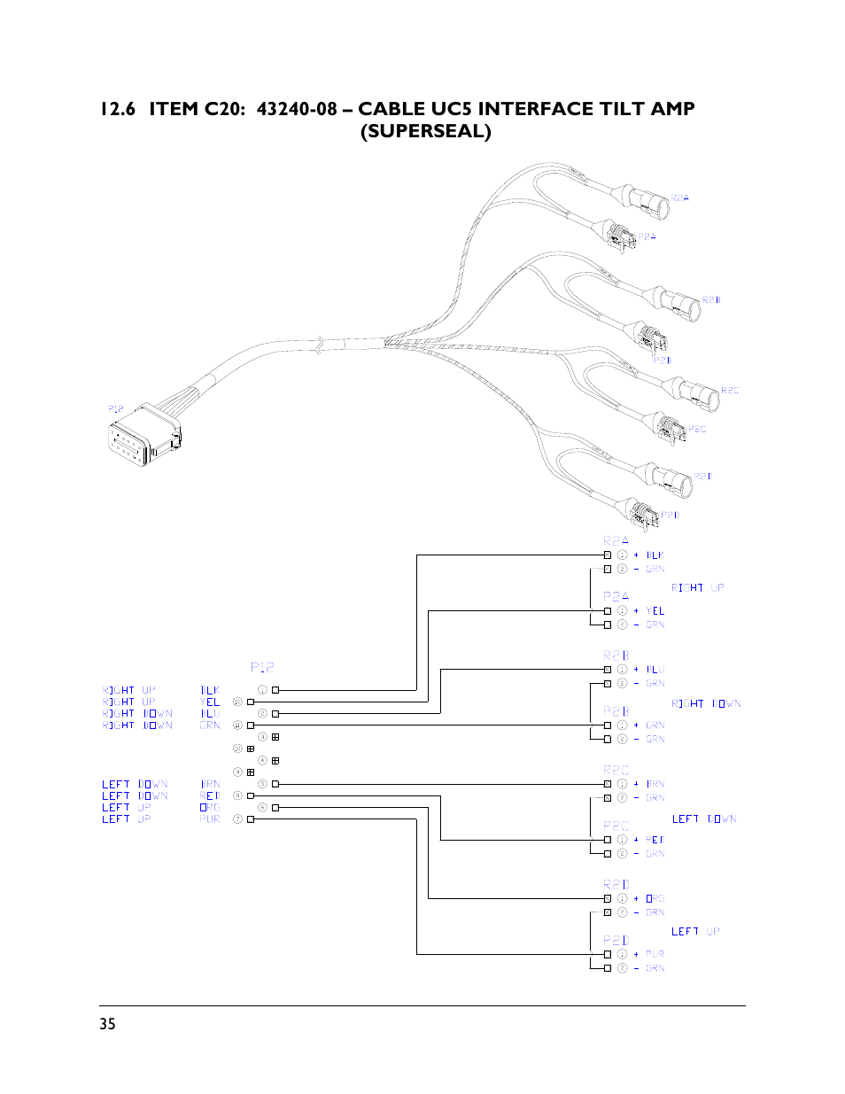 6 item c20: 43240-08 | NORAC UC5-BC-HD03 User Manual | Page 38 / 41