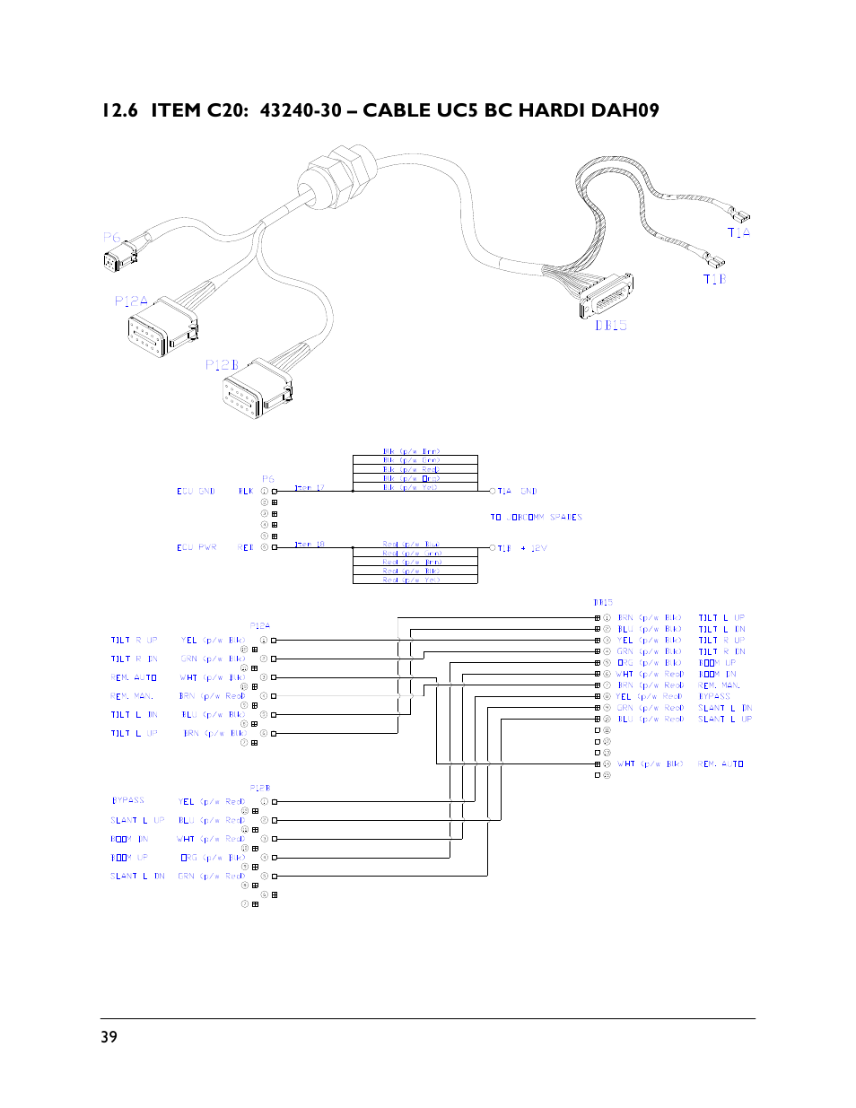 6 item c20: 43240-30 | NORAC UC5-BC-HD06 User Manual | Page 42 / 44