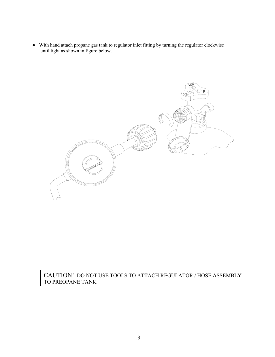 Propane tank assembly | Charmglow GRILL 720-0230 User Manual | Page 15 / 33