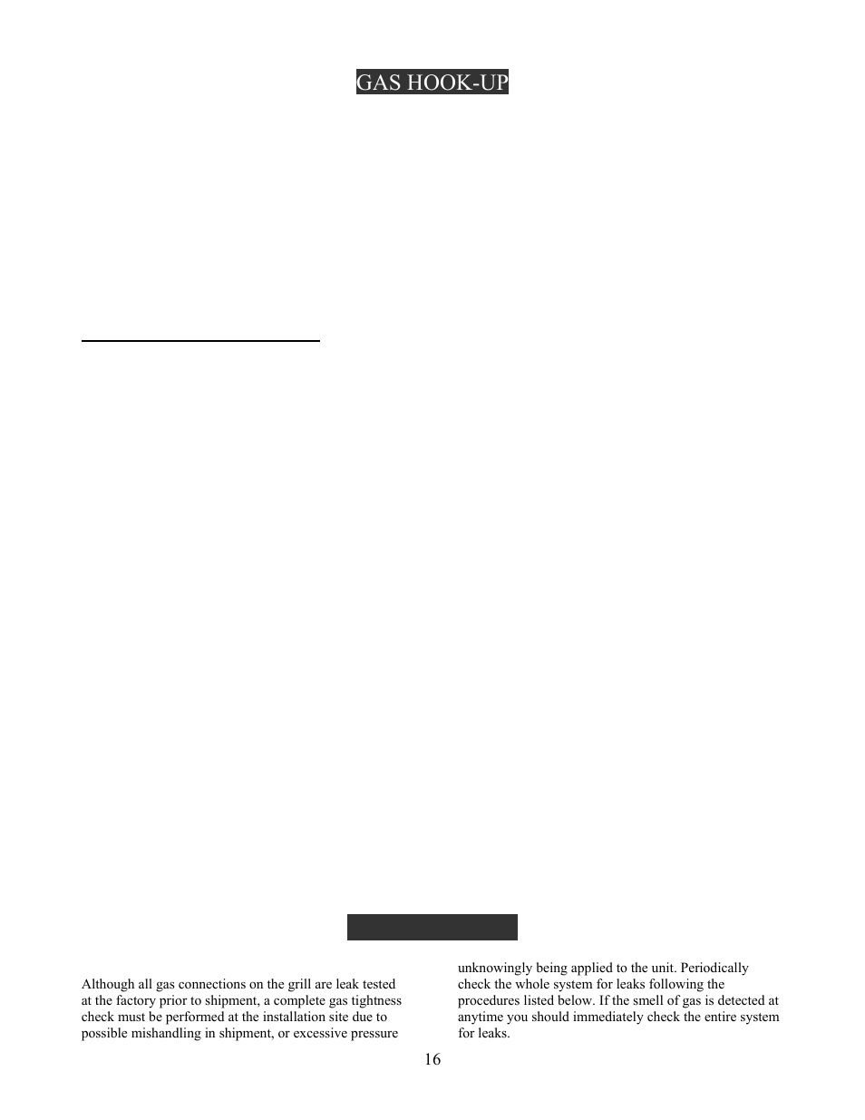 Gas hook-up, L.p. tank requirements, L.p. gas hook-up | Leak testing, General | Charmglow GRILL 720-0230 User Manual | Page 18 / 33