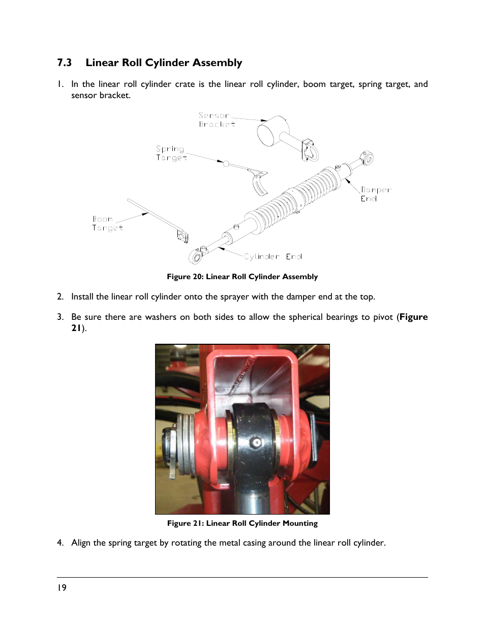 3 linear roll cylinder assembly | NORAC UC5-BC-HD08A User Manual | Page 22 / 37