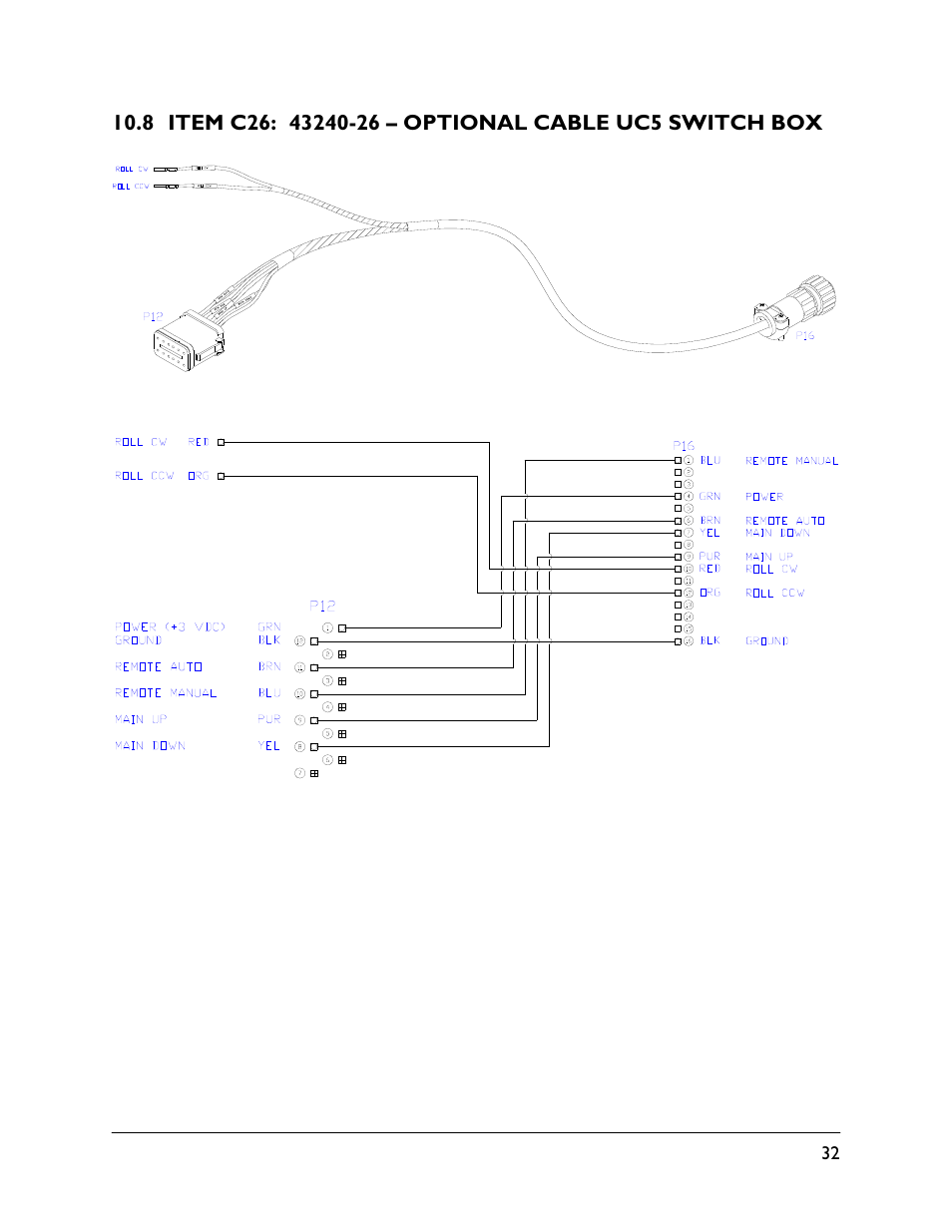 8 item c26: 43240-26 | NORAC UC5-BC-HD08A User Manual | Page 35 / 37