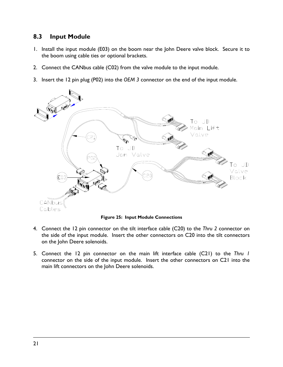 3 input module | NORAC UC5-BC-JD06 User Manual | Page 24 / 40