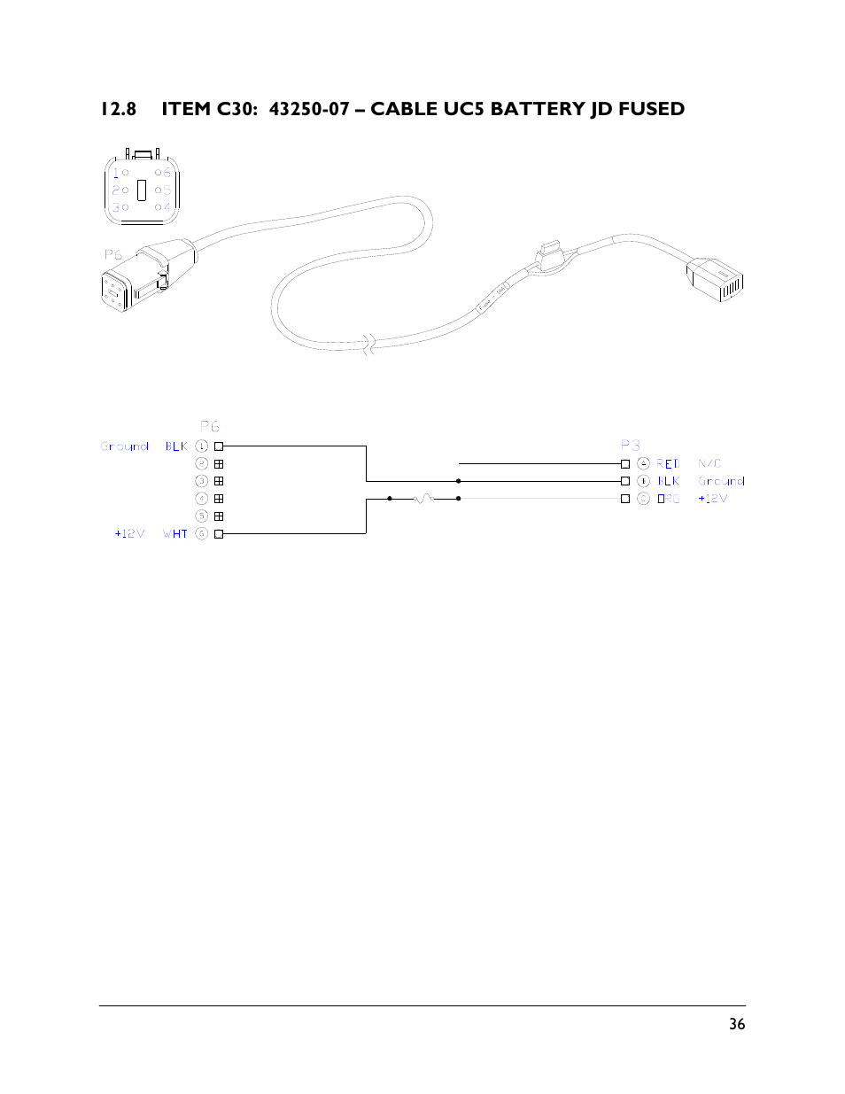 8 item c30: 43250-07 | NORAC UC5-BC-JD06 User Manual | Page 39 / 40