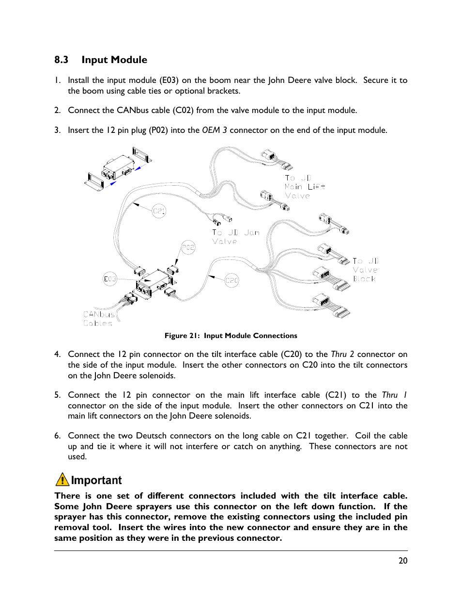 3 input module | NORAC UC5-BC-JD07 User Manual | Page 23 / 40
