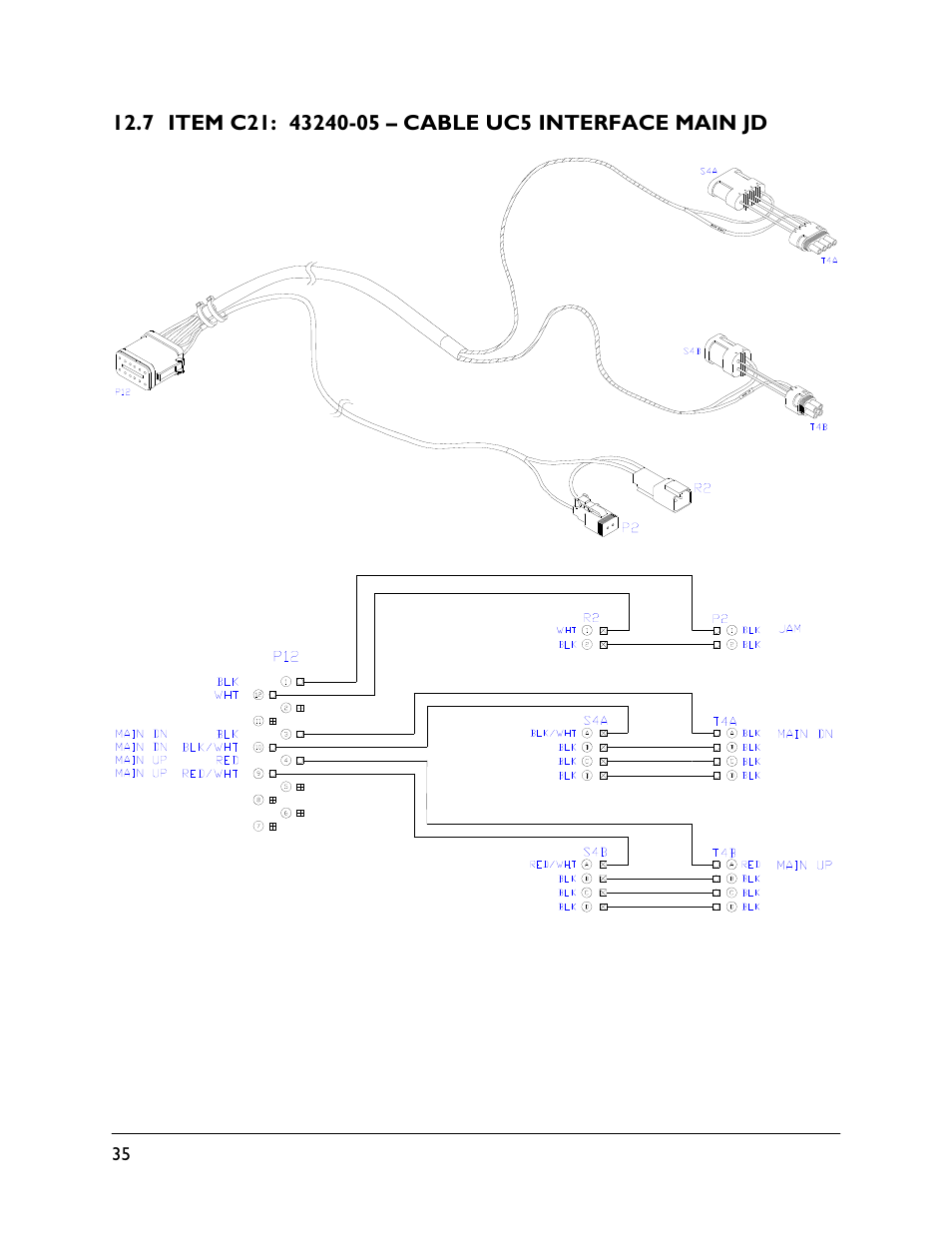 7 item c21: 43240-05 | NORAC UC5-BC-JD07 User Manual | Page 38 / 40
