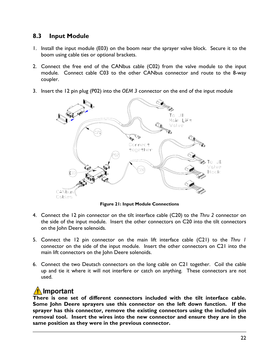 3 input module | NORAC UC5-BC-JD07A User Manual | Page 25 / 49