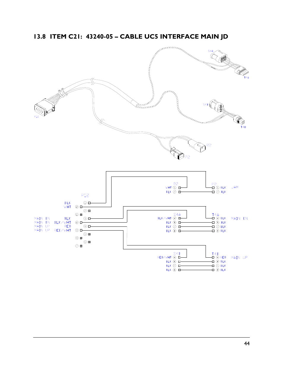 8 item c21: 43240-05 | NORAC UC5-BC-JD07A User Manual | Page 47 / 49