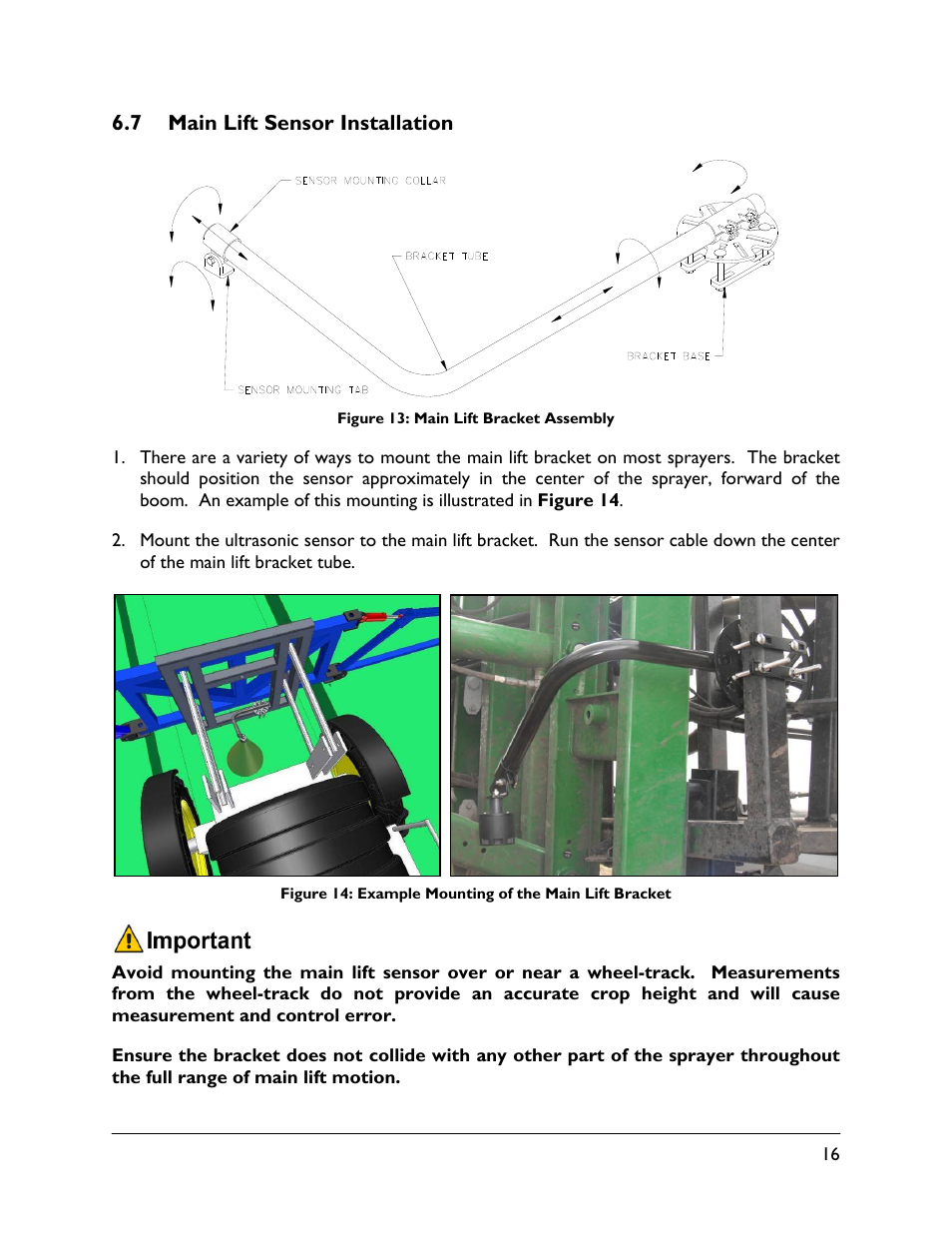 7 main lift sensor installation | NORAC UC5-BC-JD10 User Manual | Page 19 / 39