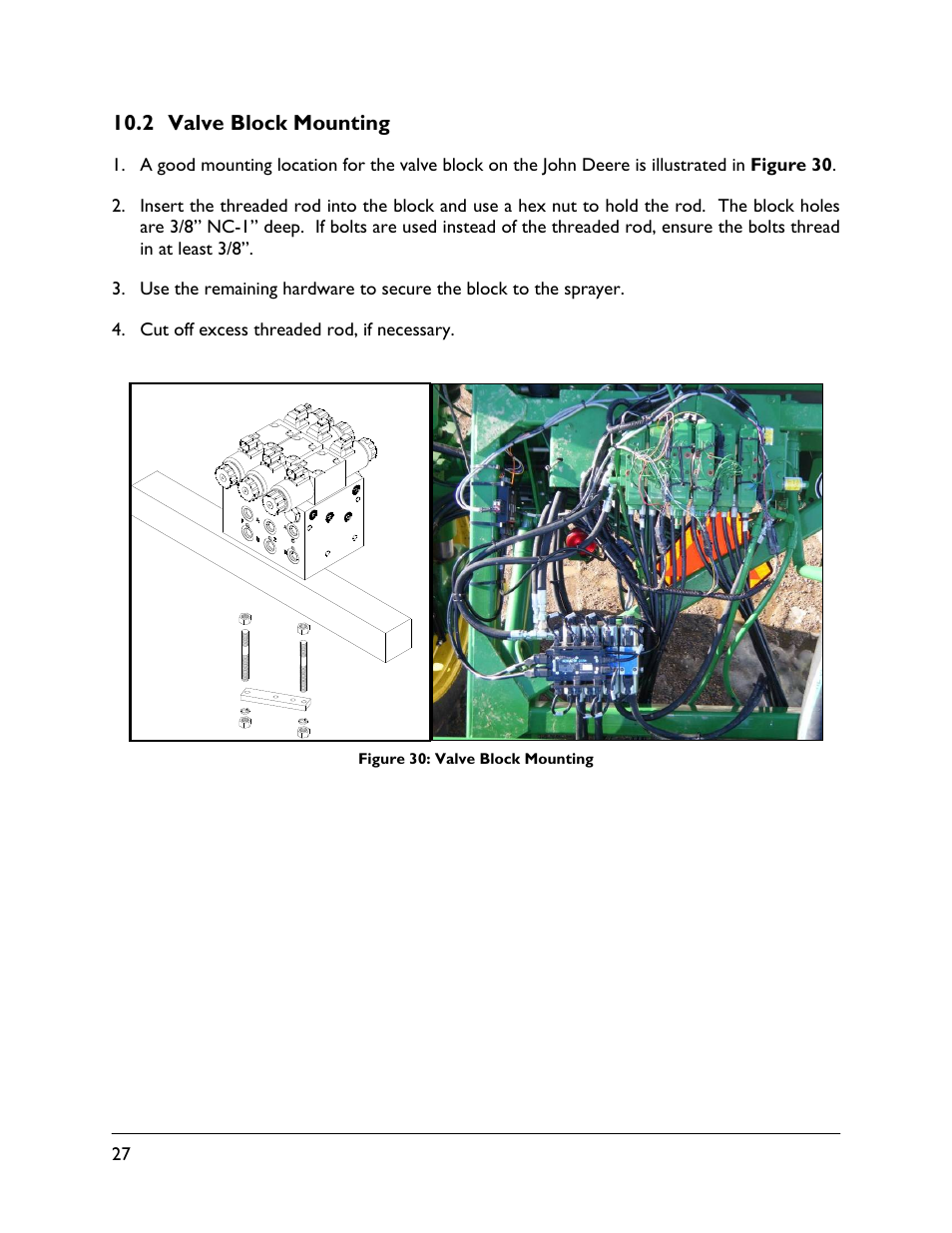 2 valve block mounting | NORAC UC5-BC-JD10 User Manual | Page 30 / 39