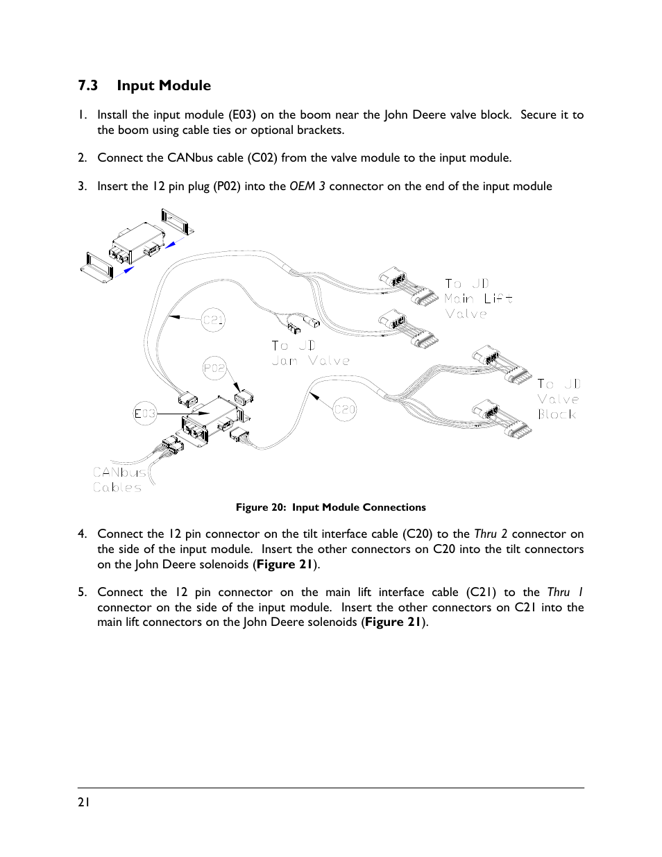 3 input module | NORAC UC5-BC-JD10A User Manual | Page 24 / 44