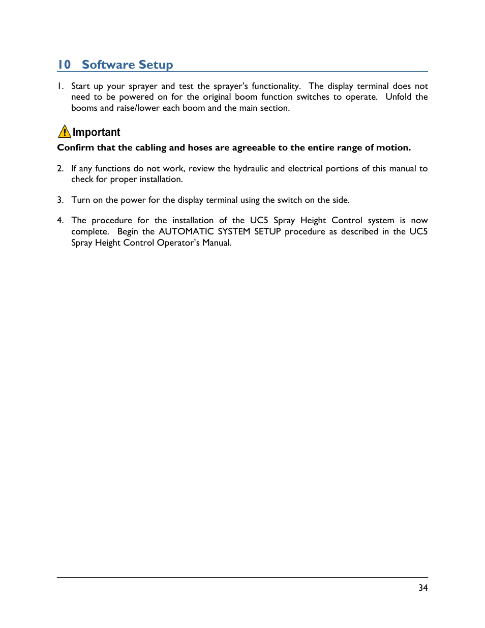10 software setup | NORAC UC5-BC-JD10A User Manual | Page 37 / 44
