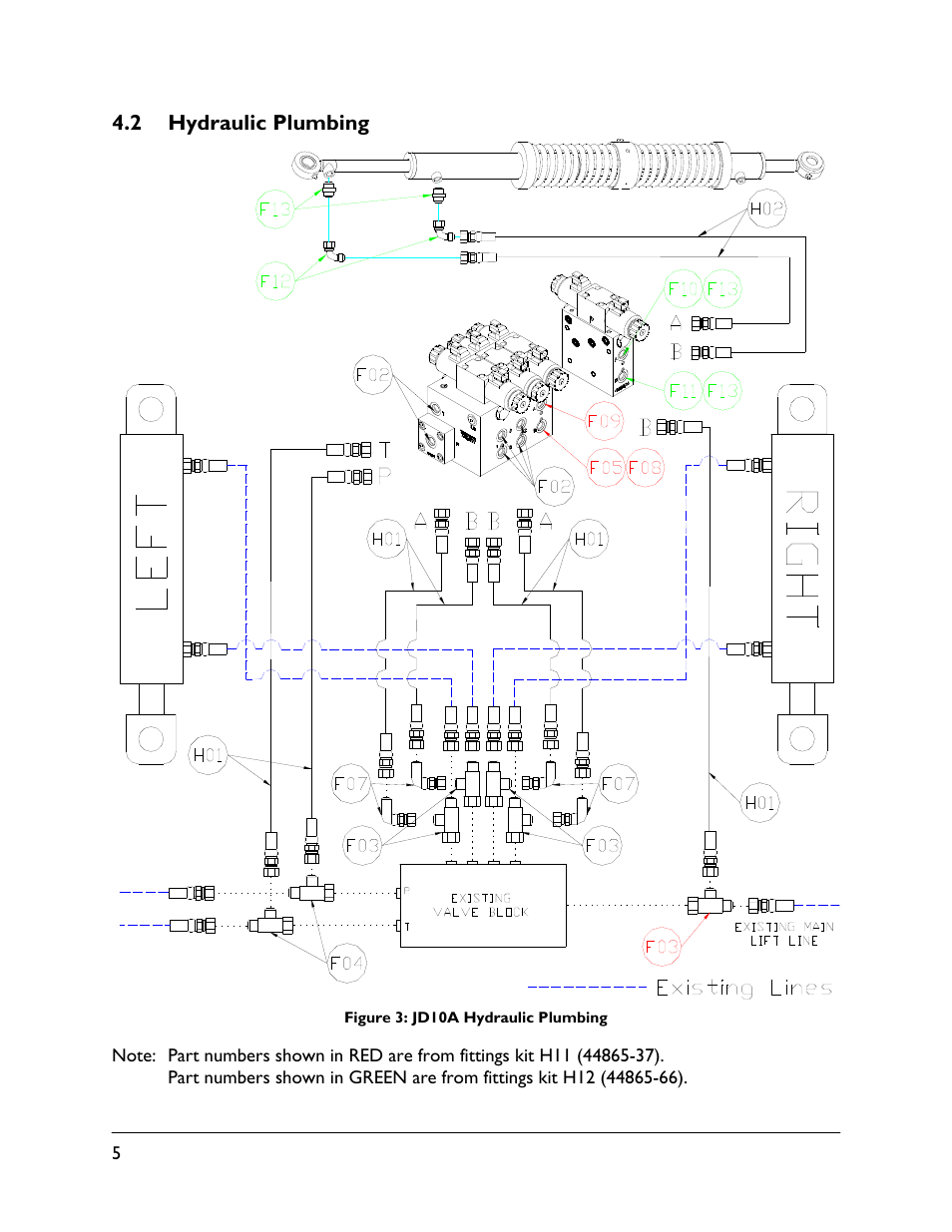 2 hydraulic plumbing | NORAC UC5-BC-JD10A User Manual | Page 8 / 44