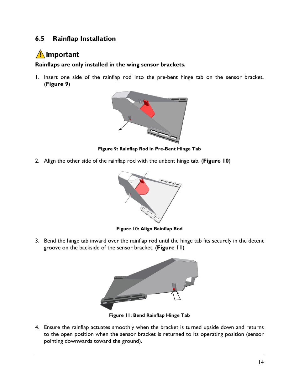 5 rainflap installation | NORAC UC5-BC-JD11 User Manual | Page 17 / 39