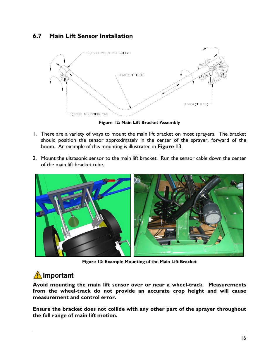 7 main lift sensor installation | NORAC UC5-BC-JD11 User Manual | Page 19 / 39