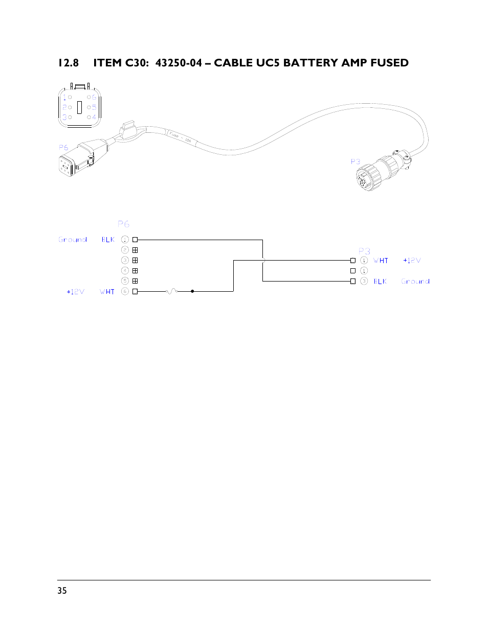 8 item c30: 43250-04 | NORAC UC5-BC-JD11 User Manual | Page 38 / 39