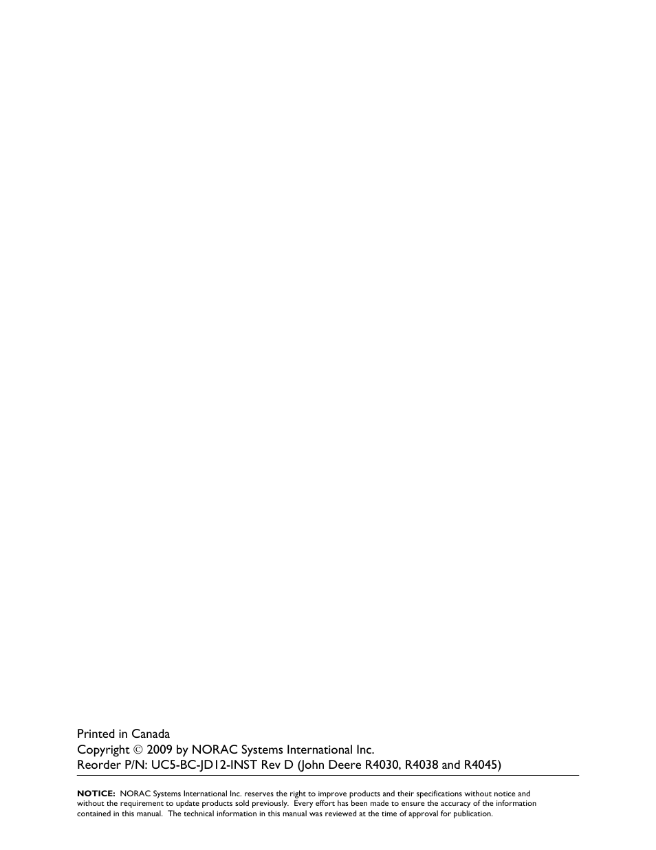 NORAC UC5-BC-JD12 User Manual | Page 2 / 44