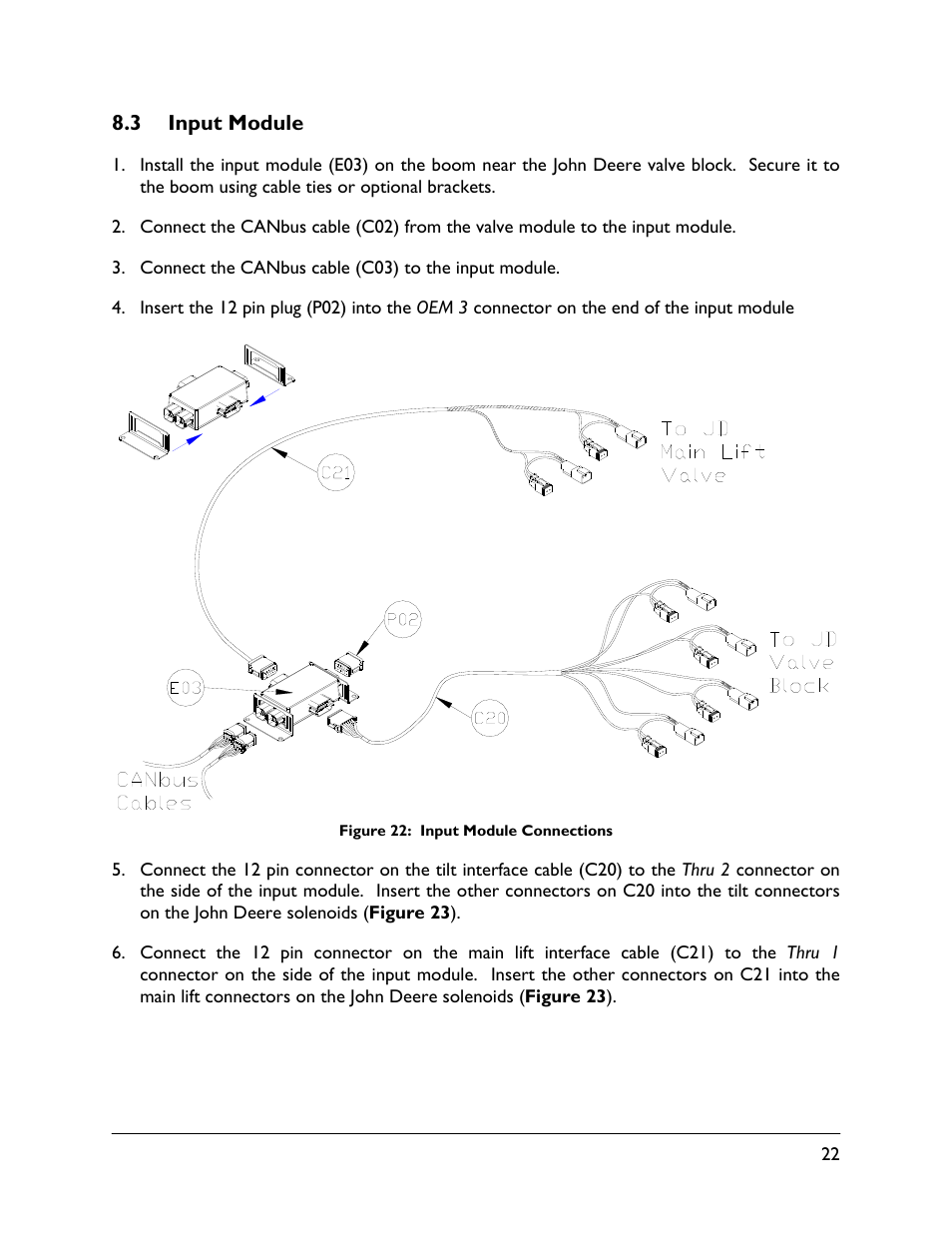 3 input module | NORAC UC5-BC-JD12 User Manual | Page 25 / 44