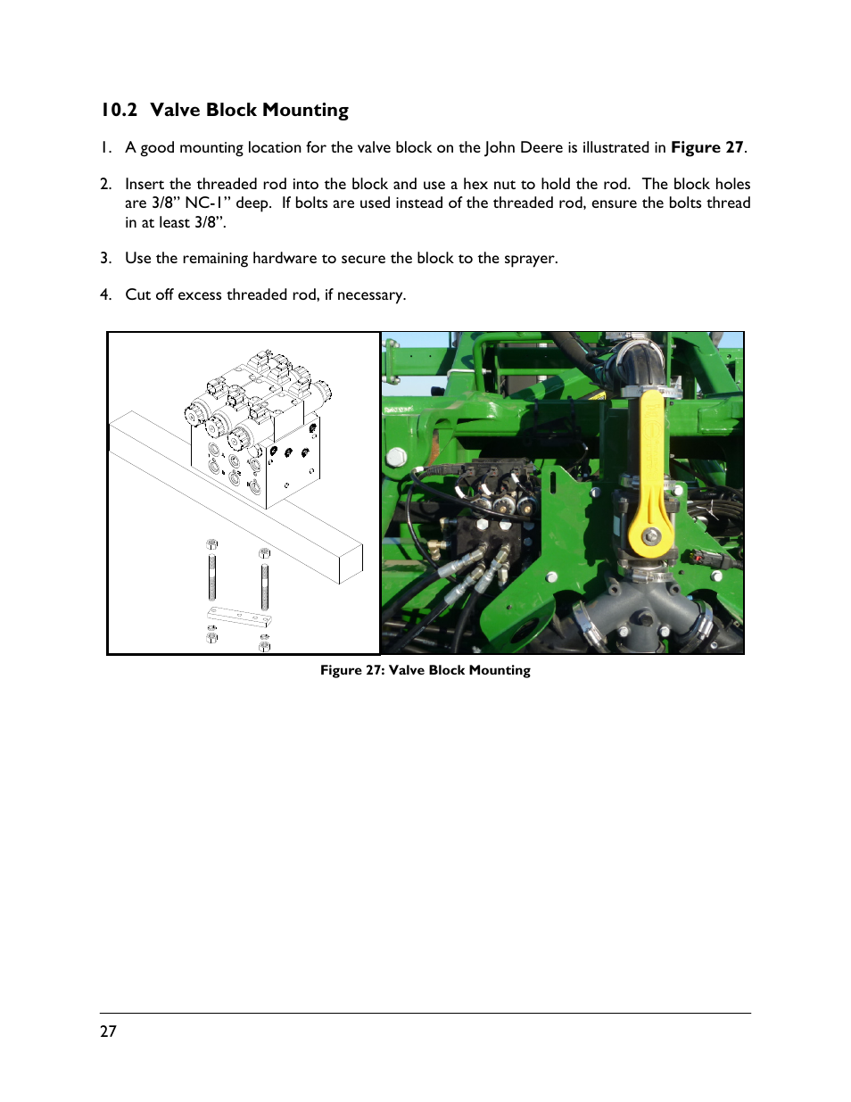 2 valve block mounting | NORAC UC5-BC-JD12 User Manual | Page 30 / 44