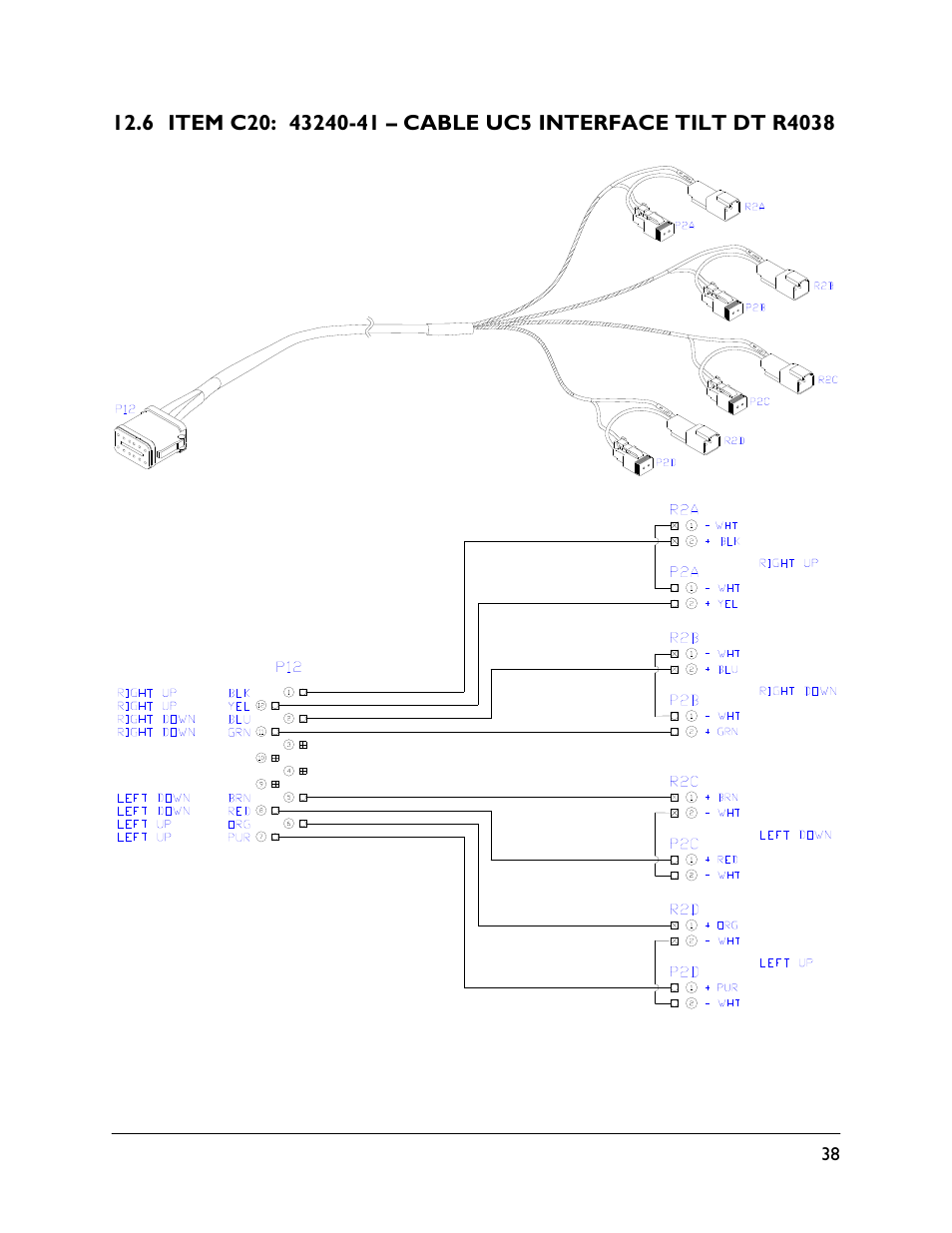 6 item c20: 43240-41 | NORAC UC5-BC-JD12 User Manual | Page 41 / 44