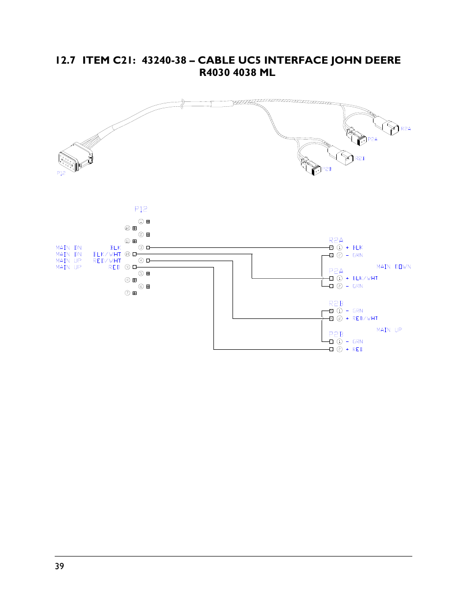 7 item c21: 43240-38 | NORAC UC5-BC-JD12 User Manual | Page 42 / 44