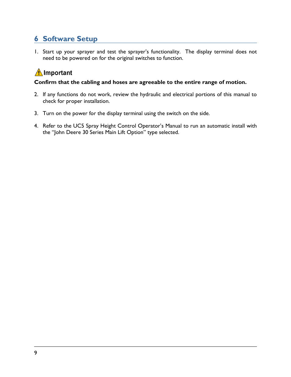 6 software setup | NORAC UC5-JD09-4B User Manual | Page 12 / 14