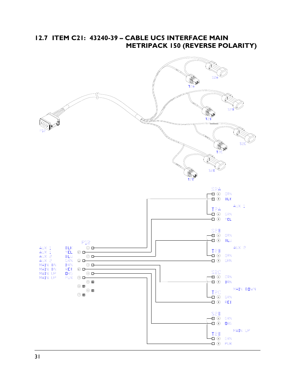 7 item c21: 43240-39 | NORAC UC5-BC-MC01 User Manual | Page 34 / 36