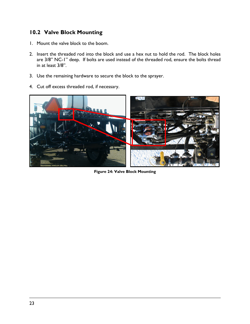 2 valve block mounting | NORAC UC5-BC-MC02 User Manual | Page 26 / 35