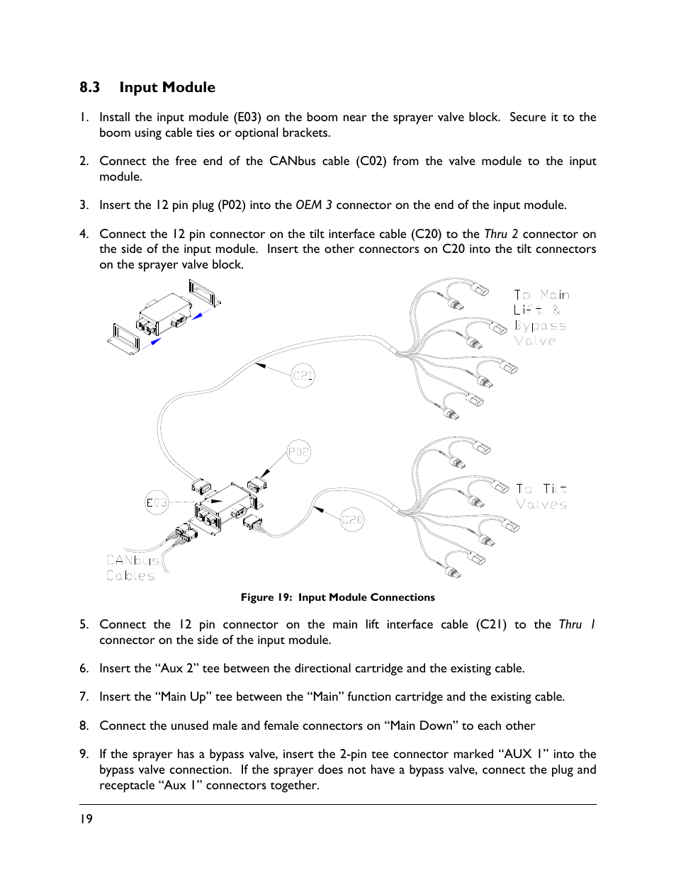 3 input module | NORAC UC5-BC-RB01 User Manual | Page 22 / 34
