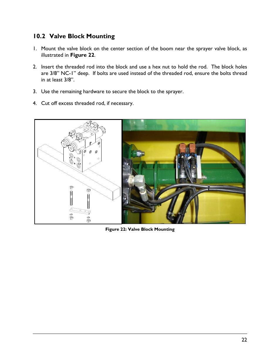 2 valve block mounting | NORAC UC5-BC-RB01 User Manual | Page 25 / 34