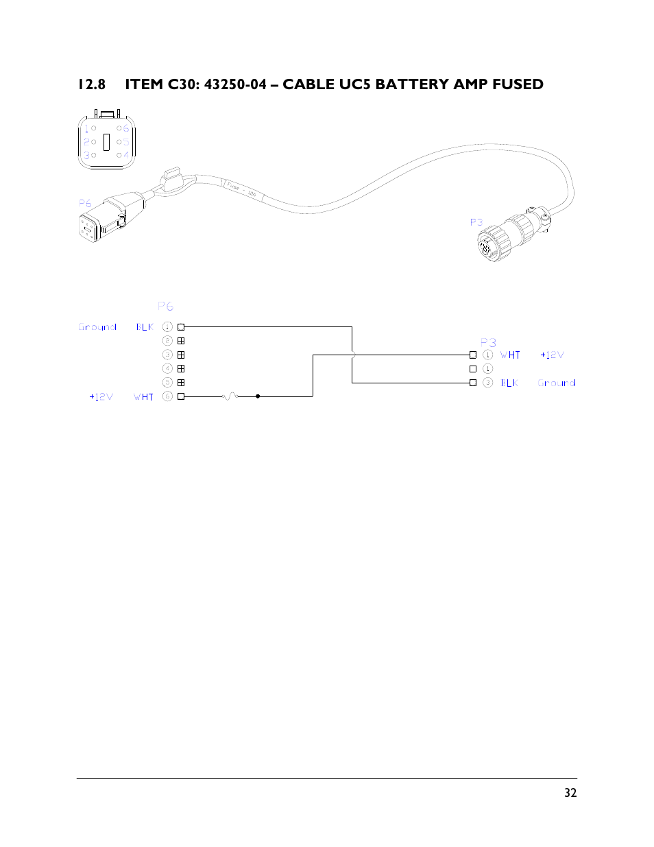 8 item c30: 43250-04 | NORAC UC5-BC-RG07 User Manual | Page 35 / 36