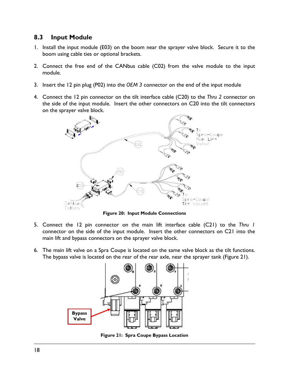 3 input module | NORAC UC5-BC-SC01 User Manual | Page 22 / 34