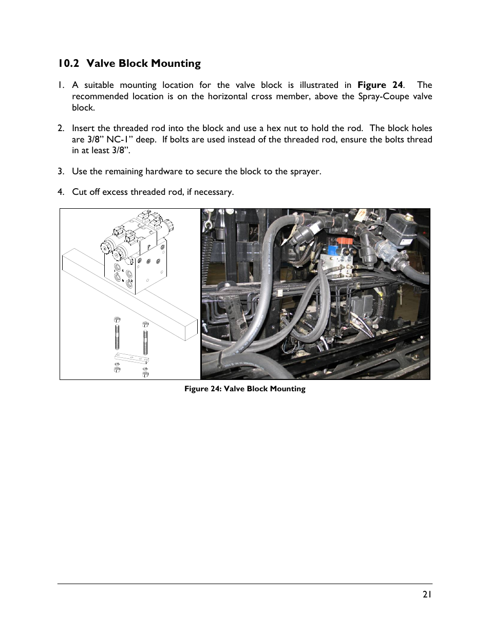 2 valve block mounting | NORAC UC5-BC-SC01 User Manual | Page 25 / 34