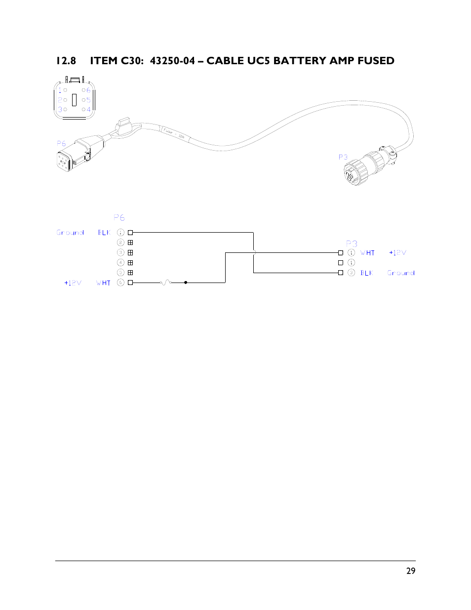 8 item c30: 43250-04 | NORAC UC5-BC-SC01 User Manual | Page 33 / 34