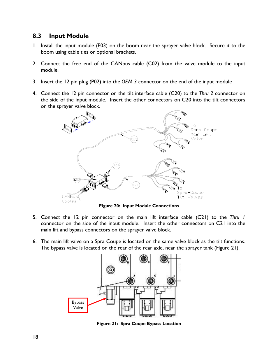 3 input module | NORAC UC5-BC-SC02 User Manual | Page 22 / 35