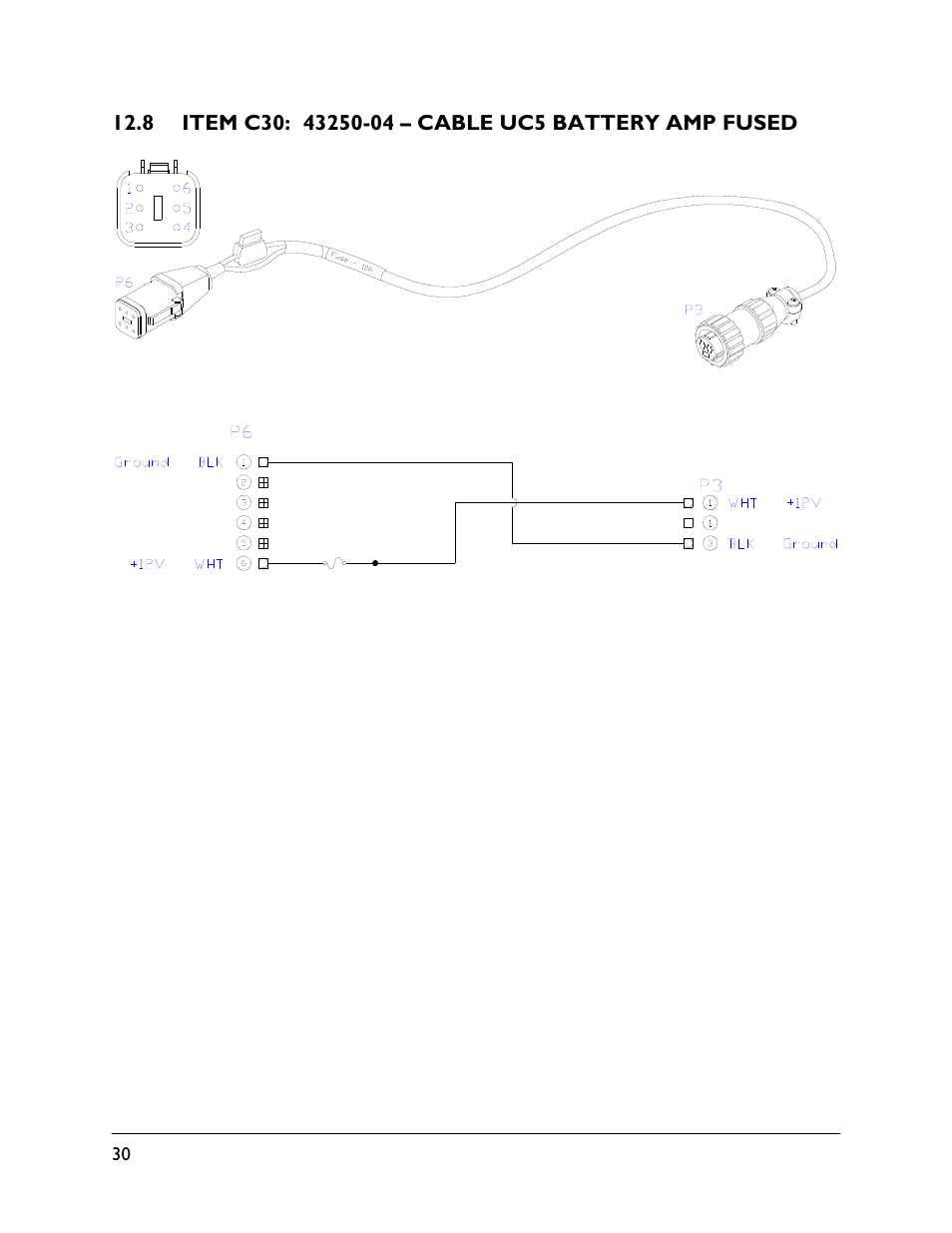 8 item c30: 43250-04 | NORAC UC5-BC-SC02 User Manual | Page 34 / 35