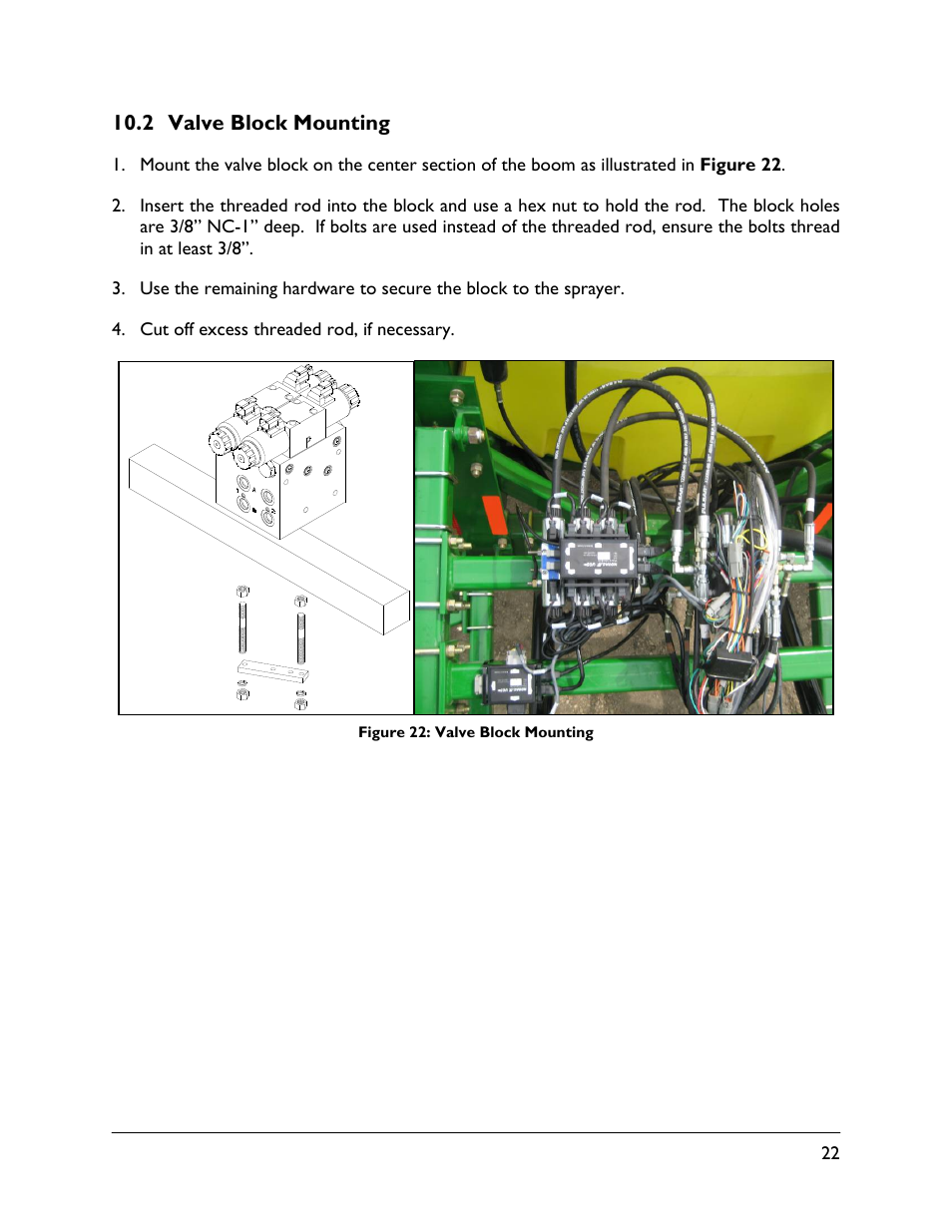 2 valve block mounting | NORAC UC5-BC-SM02 User Manual | Page 25 / 34