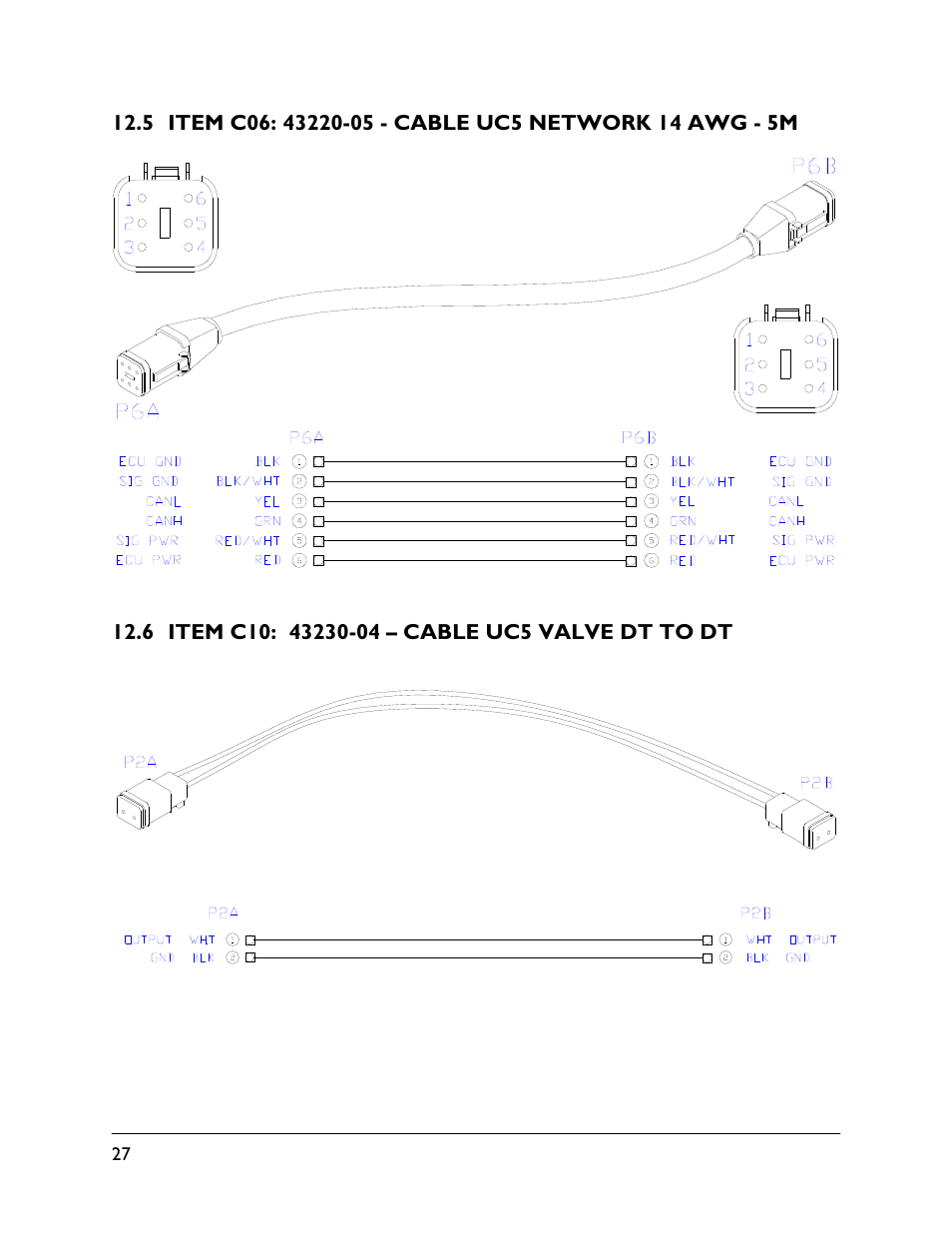 5 item c06: 43220-05, 6 item c10: 43230-04 | NORAC UC5-BC-SM02 User Manual | Page 30 / 34