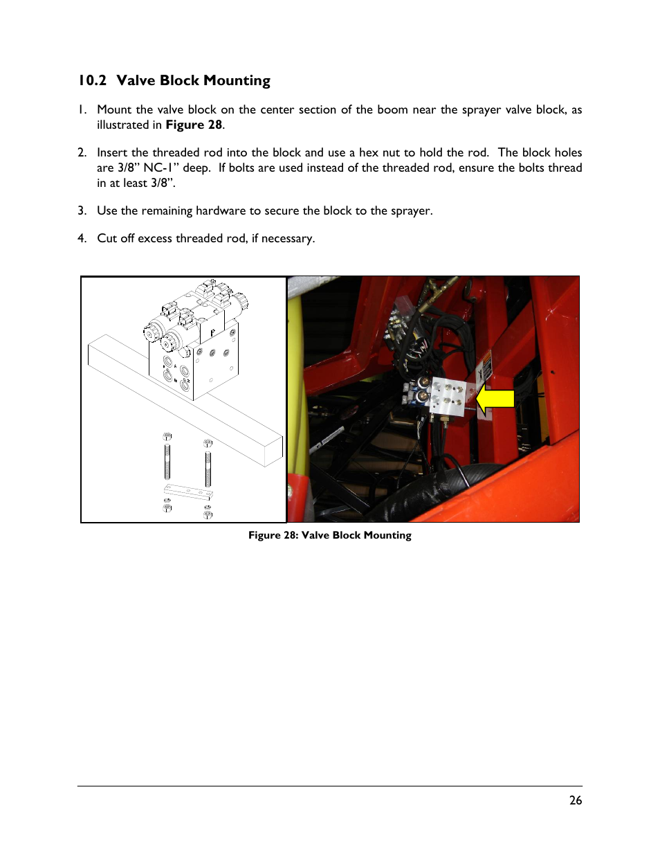 2 valve block mounting | NORAC UC5-BC-TA01 User Manual | Page 29 / 38