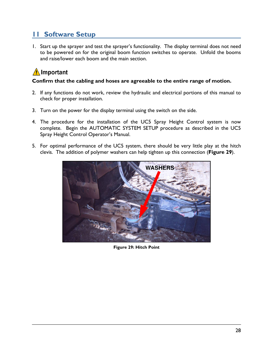 11 software setup | NORAC UC5-BC-TA01 User Manual | Page 31 / 38