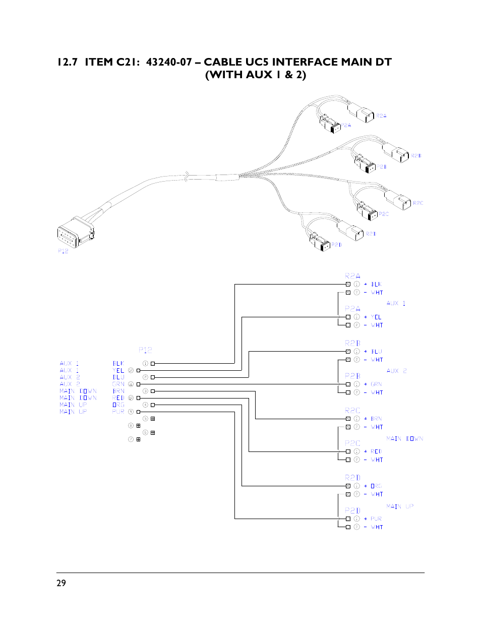 7 item c21: 43240-07 | NORAC UC5-BC-FT01 User Manual | Page 32 / 34