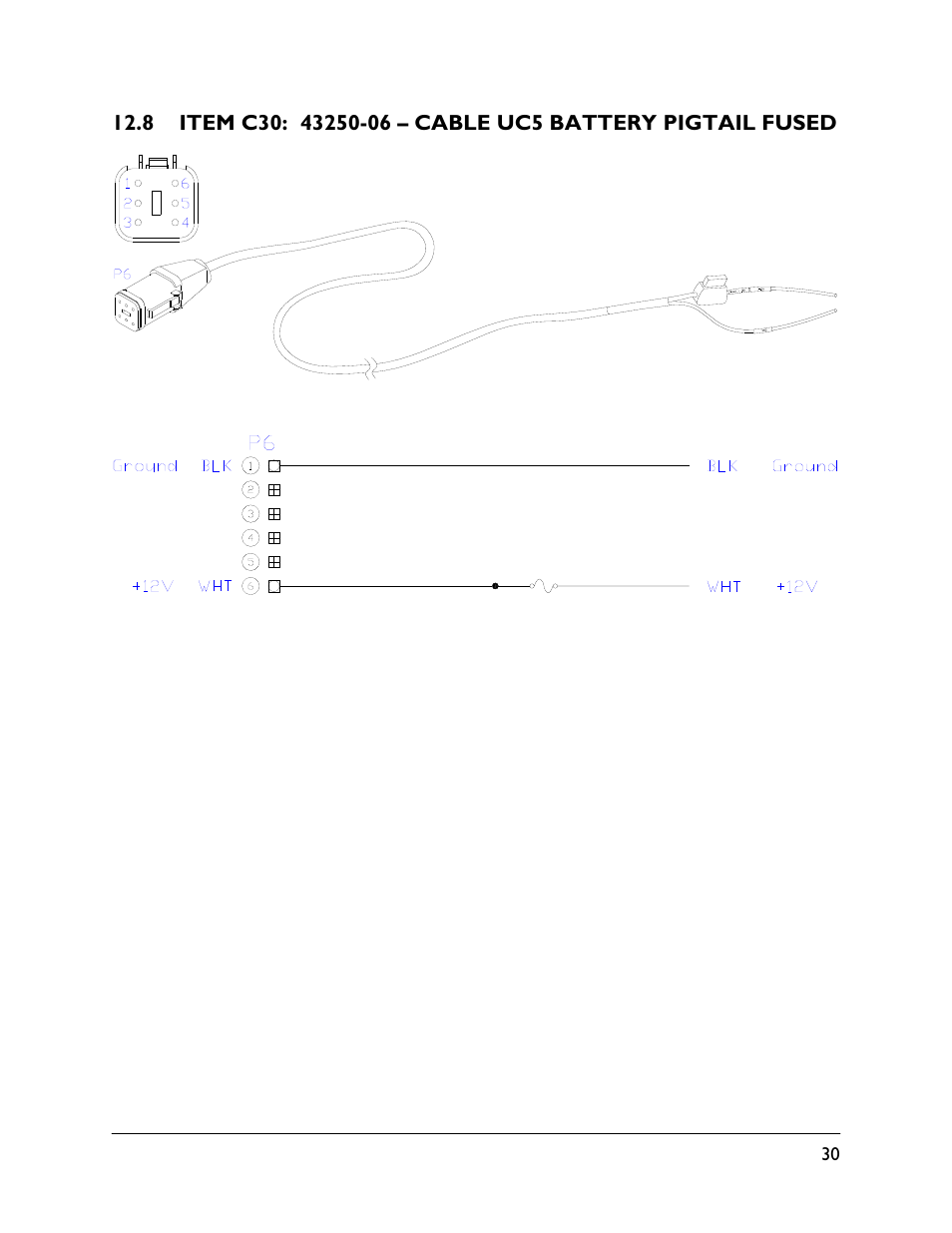 8 item c30: 43250-06 | NORAC UC5-BC-FT01 User Manual | Page 33 / 34