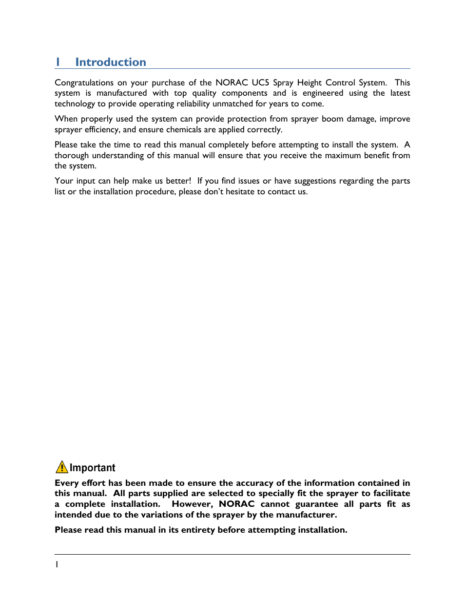 1 introduction | NORAC UC5-BC-HG02 User Manual | Page 4 / 37